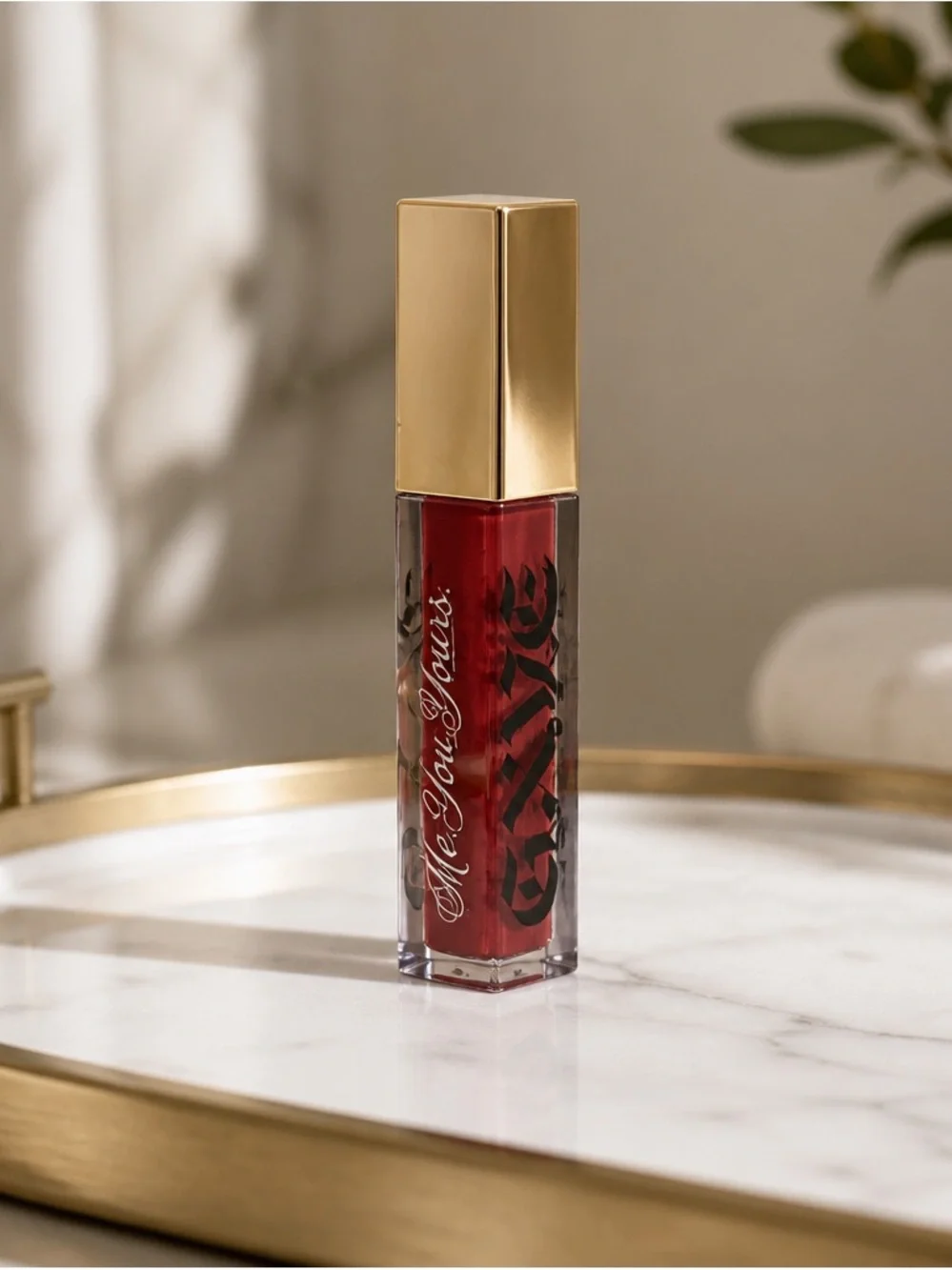 Lux Matte Red Liquid Lipstick with Gold Cap - I’m still here! Women Makeup